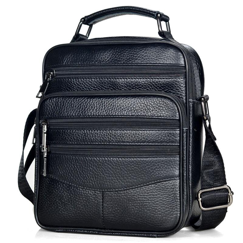 Leather Work Bag Men - 남자 정품 가죽 핸드백 남성 고품질
