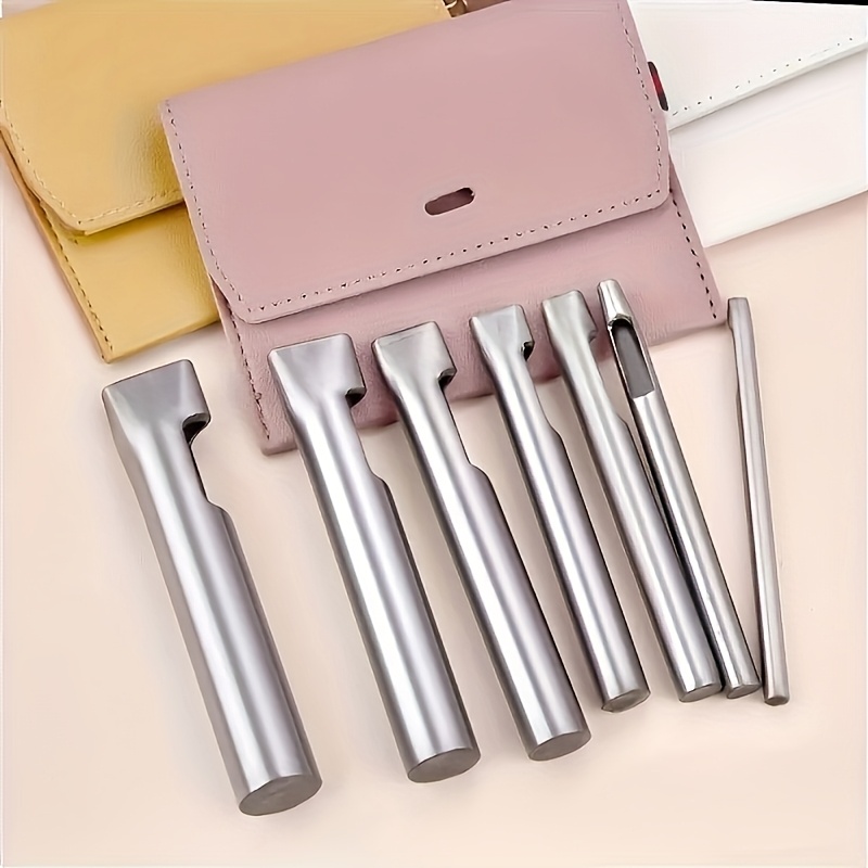 Leatherwork Hole Punch - 5개 가죽 직사각형 벨트 구멍 펀치,