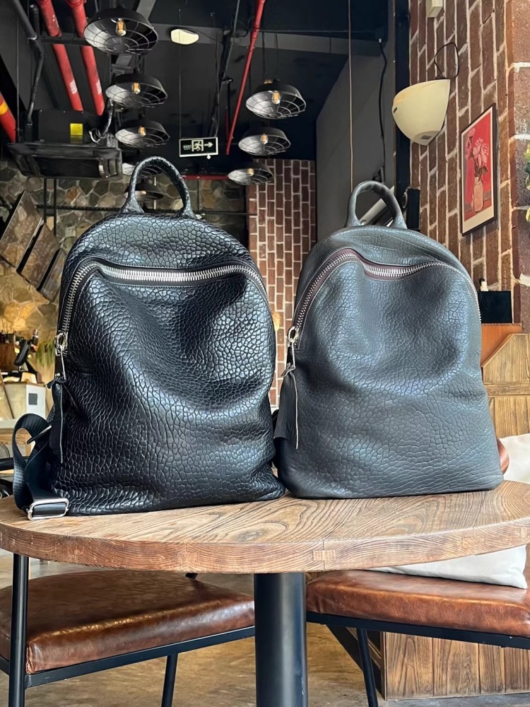 부드러운 천연 양가죽 캐주얼 백팩 유니섹스 지퍼 오피스 - Leather Work Bag Men 리뷰 및 가격