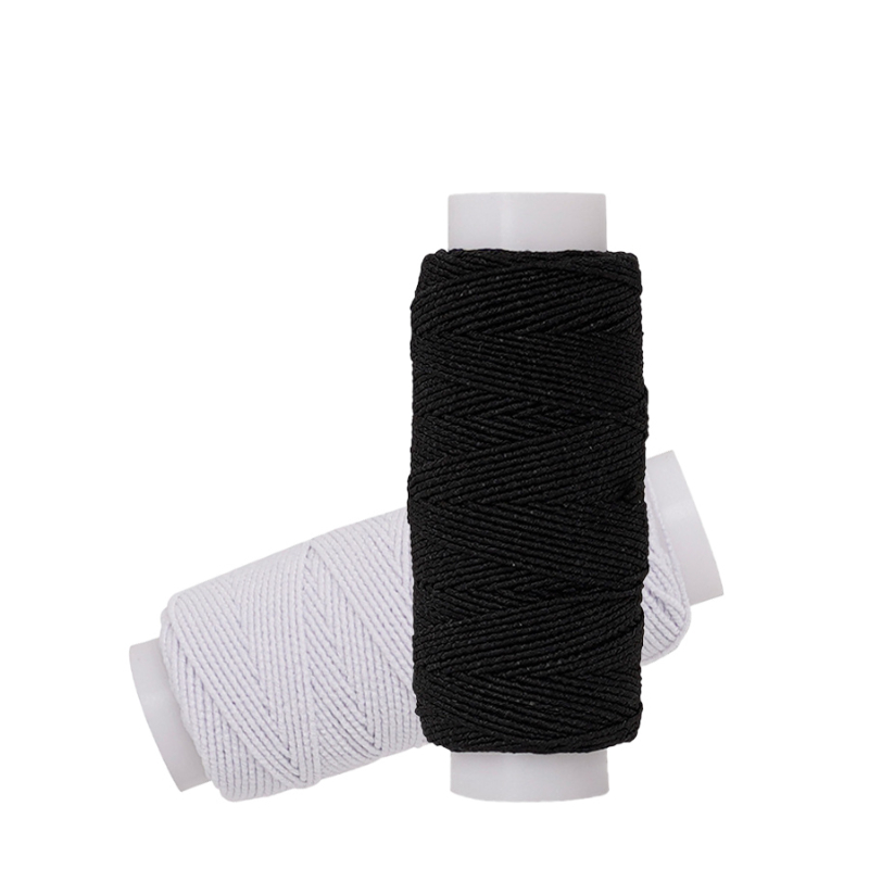 20m 블랙 화이트 탄성 스레드 0.6mm 탄성 로프  - Waxed Thread Linen 리뷰 및 가격