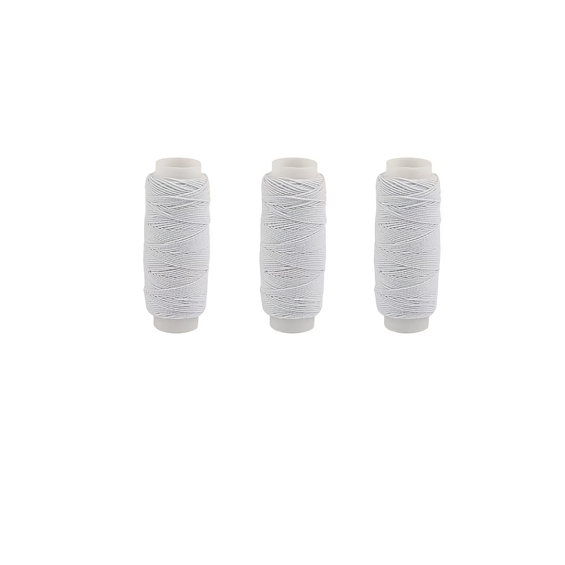 20m 블랙 화이트 탄성 스레드 0.6mm 탄성 로프  - Waxed Thread Linen 리뷰 및 가격