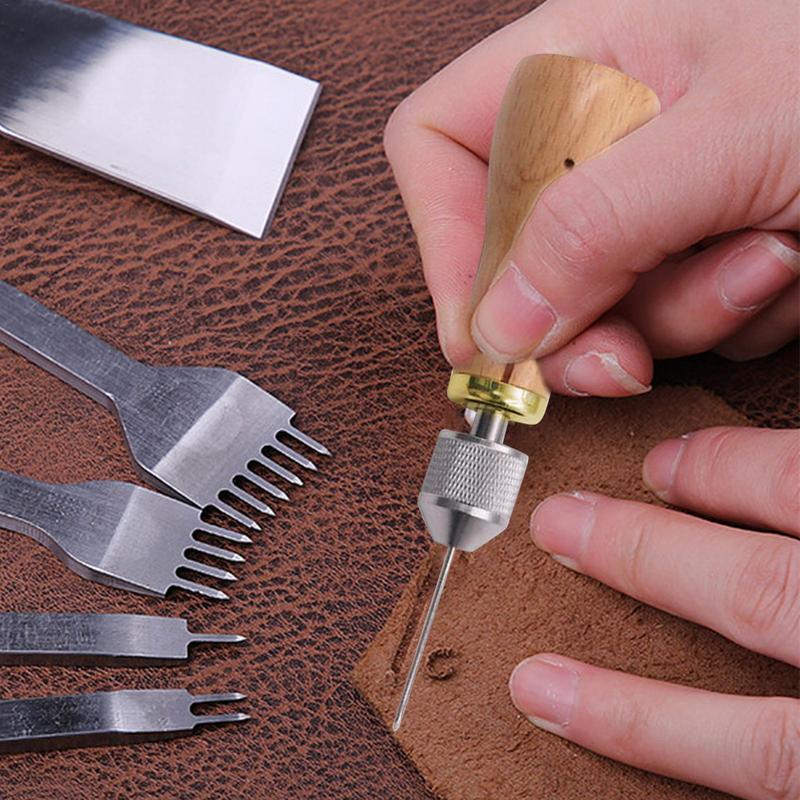 가죽 작업 도구 키트 실내 장식 수리 바늘 용품 초보자 - Leatherwork Repairs 리뷰 및 가격