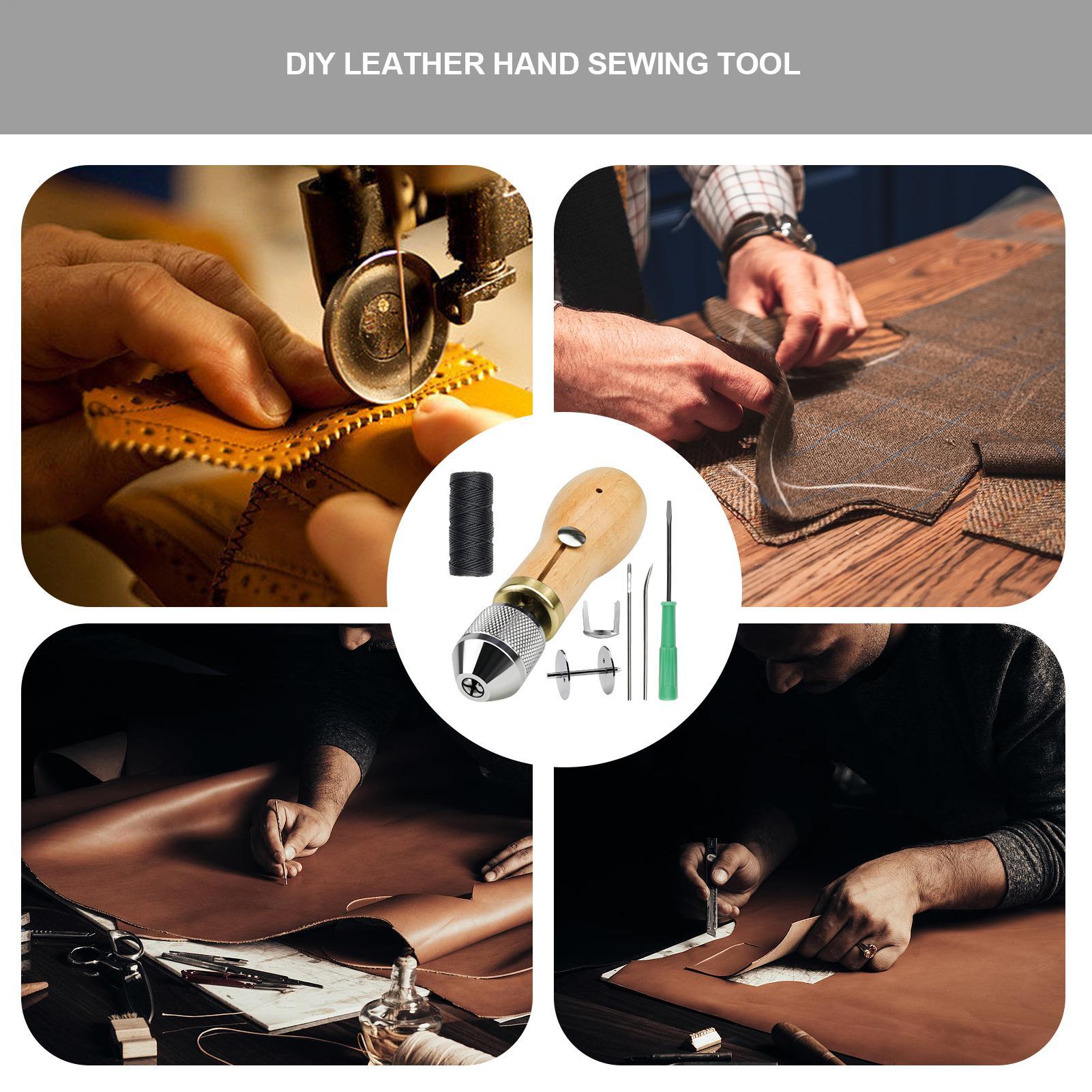 가죽 작업 도구 키트 실내 장식 수리 바늘 용품 초보자 - Leatherwork Repairs 리뷰 및 가격