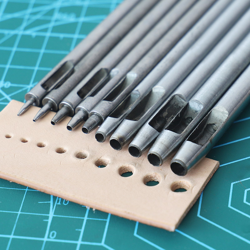 10개 로터리 가죽 구멍 펀치 키트 벨트 시계줄 신발  - Leatherwork Hole Punch 리뷰 및 가격