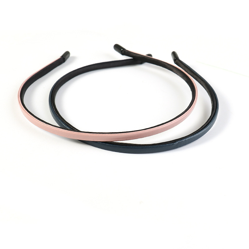 새로운 여성 빈티지 Pu 가죽 일반 얇은 Hairban - Leatherwork Rings 리뷰 및 가격