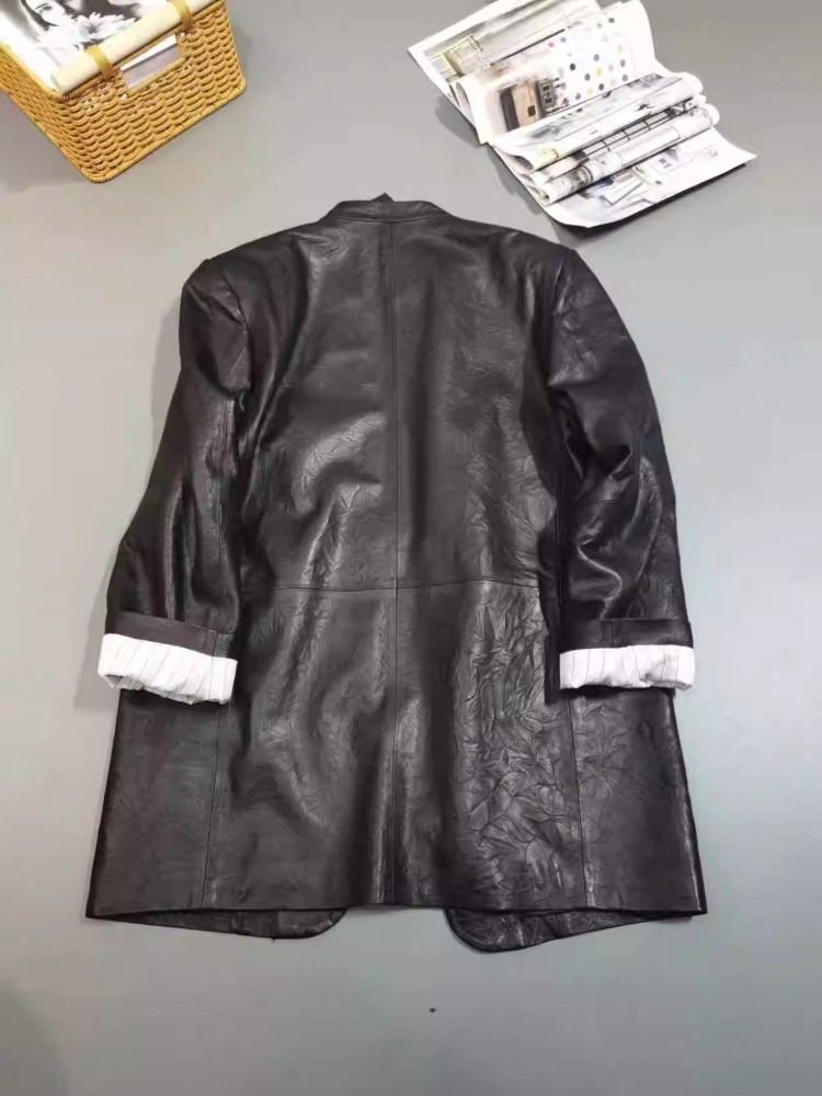 빈티지 오피스 레이디 슬림 핏 싱글 브레스트 V넥 세트 - Leather Work Jacket Women'S 리뷰 및 가격