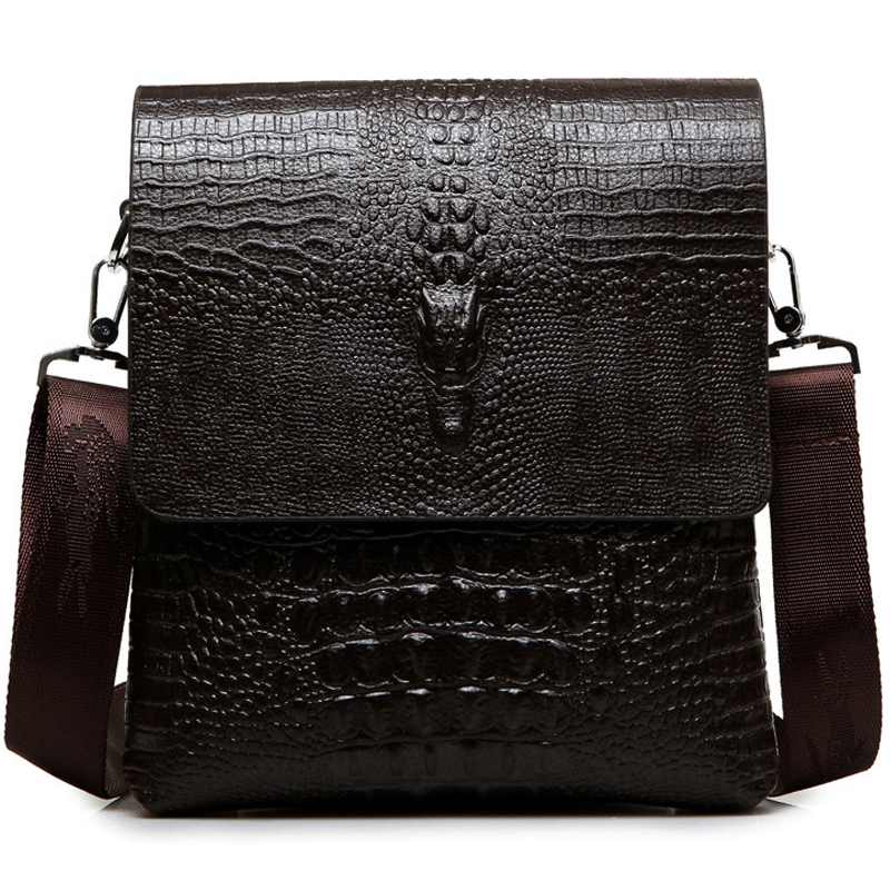 럭셔리 브랜드 메신저 가방 남성 가죽 비즈니스 악어 숄 - Leather Work Bag Men 리뷰 및 가격