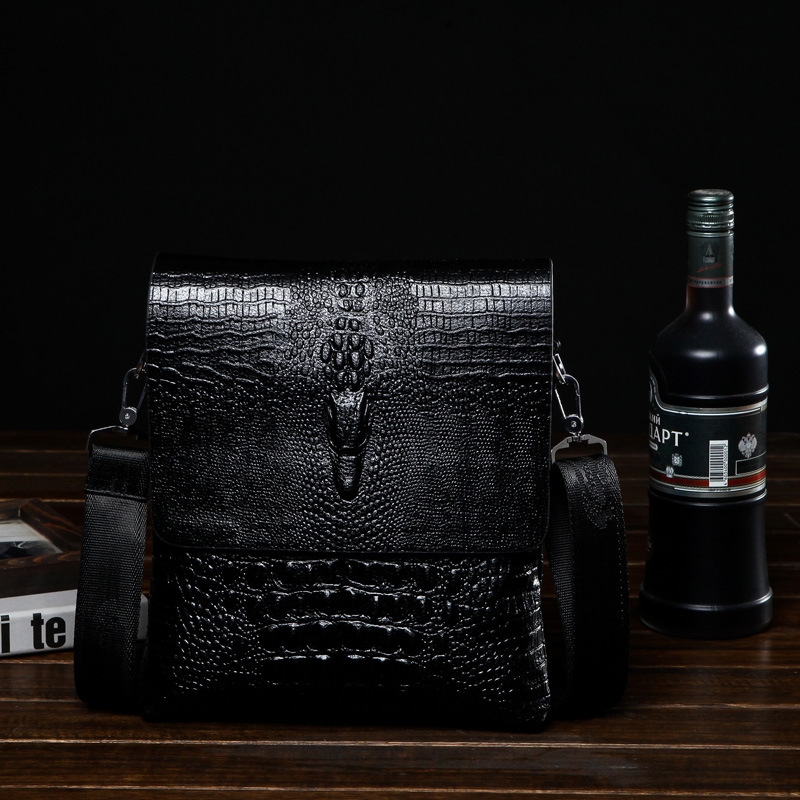 럭셔리 브랜드 메신저 가방 남성 가죽 비즈니스 악어 숄 - Leather Work Bag Men 리뷰 및 가격