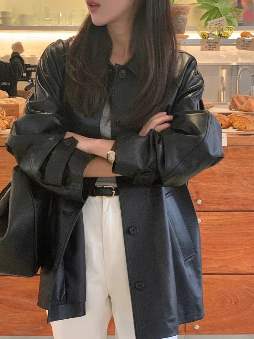 Alien Kitty 하이 스트리트 블랙 자켓 새로운  - Leather Work Jacket Women'S 리뷰 및 가격