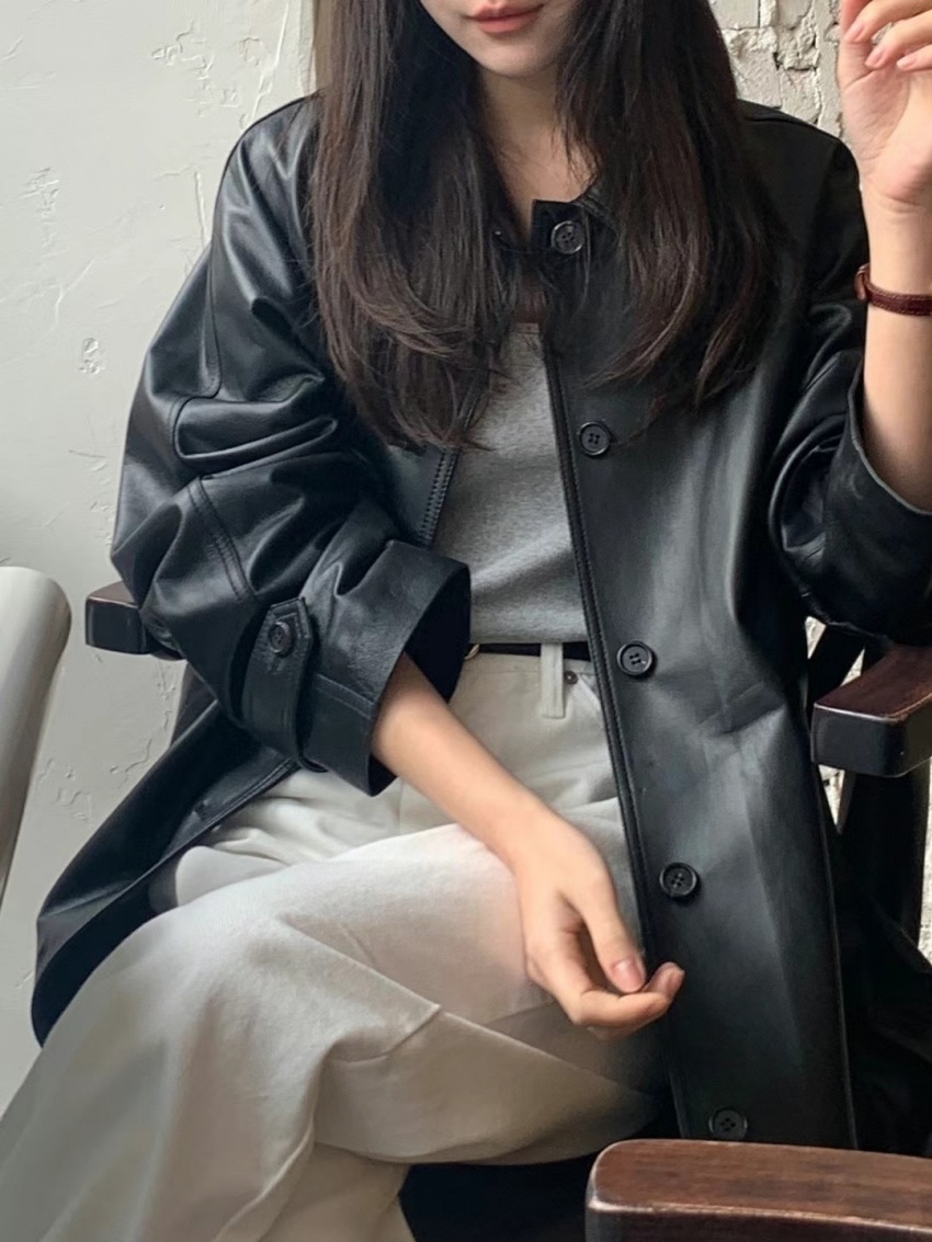 Alien Kitty 하이 스트리트 블랙 자켓 새로운  - Leather Work Jacket Women'S 리뷰 및 가격