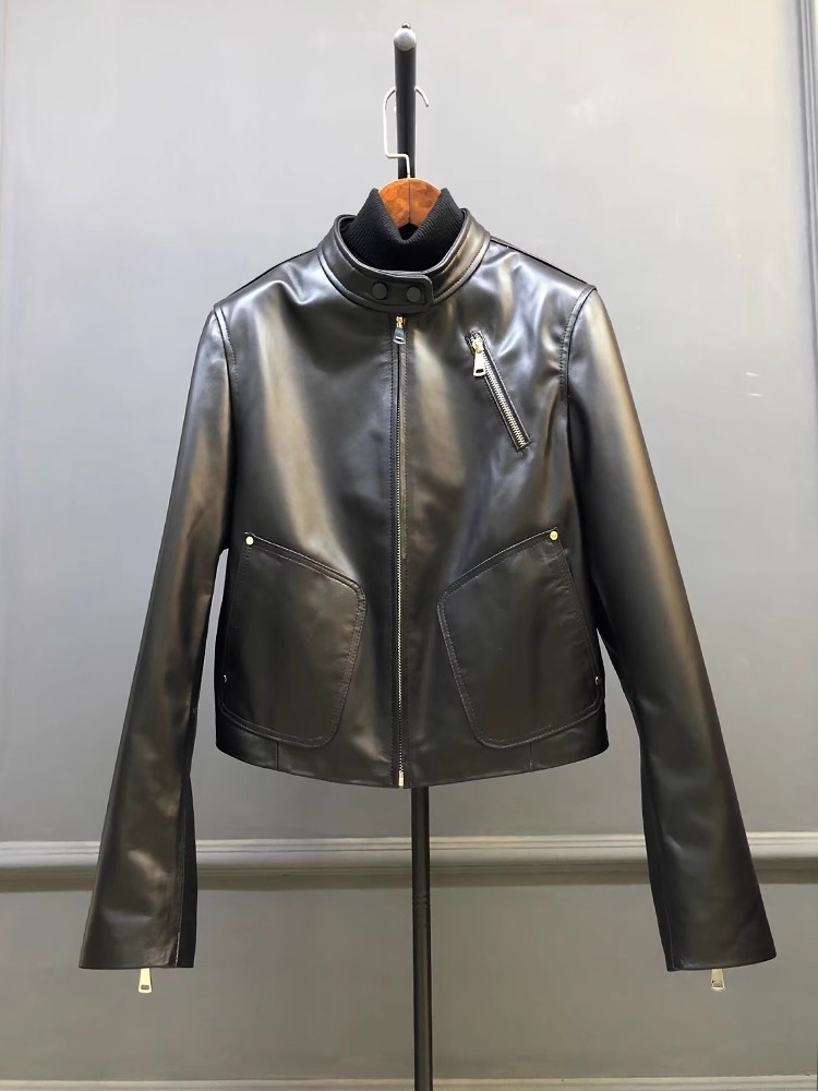 여성 봄 가을 새로운 스타일 레트로 짧은 재킷 아우터  - Leather Work Jacket Women'S 리뷰 및 가격