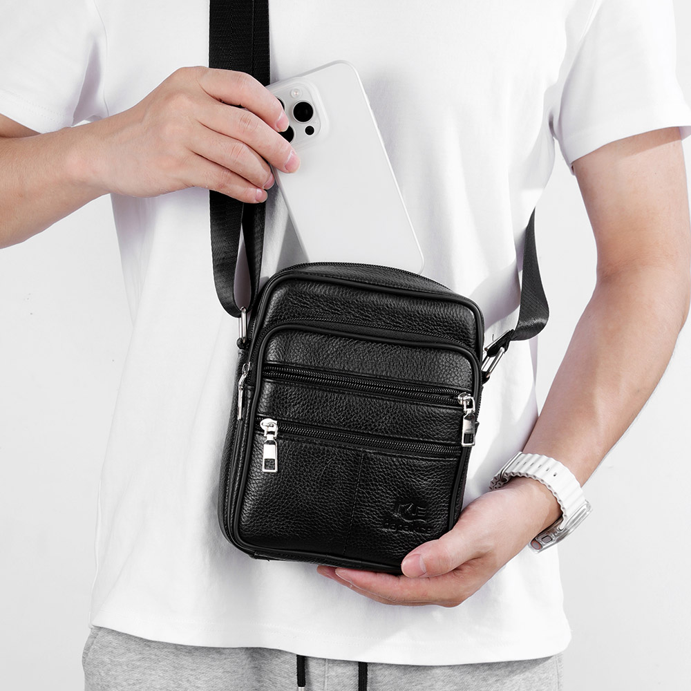 남자 숄더 가방 비즈니스 캐주얼 빈티지 메신저 가방 고 - Leather Work Bag Men 리뷰 및 가격