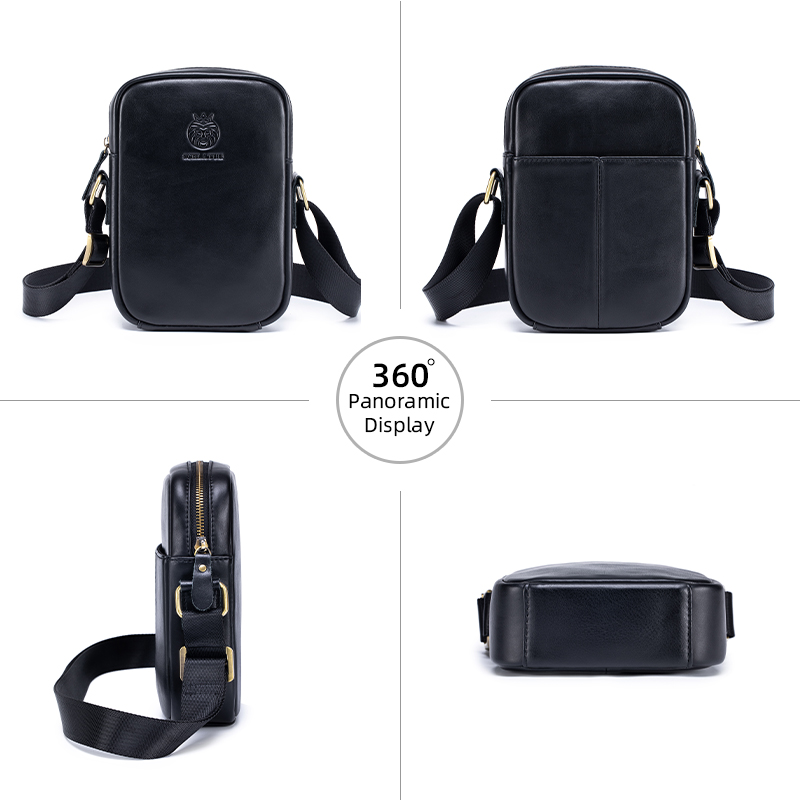 캐주얼 남성용 숄더백 비즈니스 메신저백 고품질 남성용  - Leather Work Bag Men 리뷰 및 가격