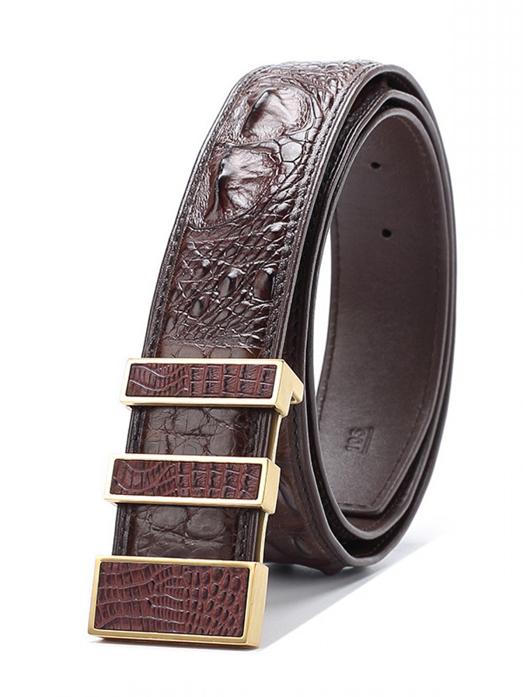 고품질 남성 악어 정품 가죽 벨트 비즈니스 사무 작업  - Leather Works Belt 리뷰 및 가격