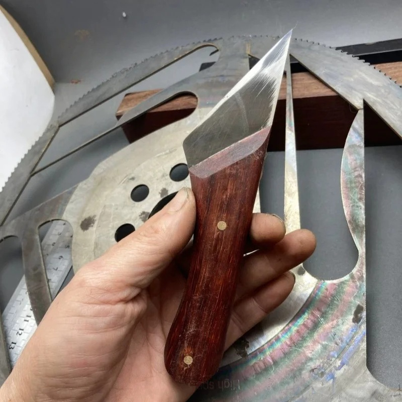 17CM 고속강 가죽 절단칼 나무 손잡이 수제 DIY  - Leatherwork Knives 리뷰 및 가격