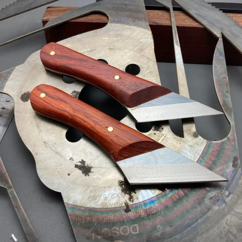 17CM 고속강 가죽 절단칼 나무 손잡이 수제 DIY  - Leatherwork Knives 리뷰 및 가격