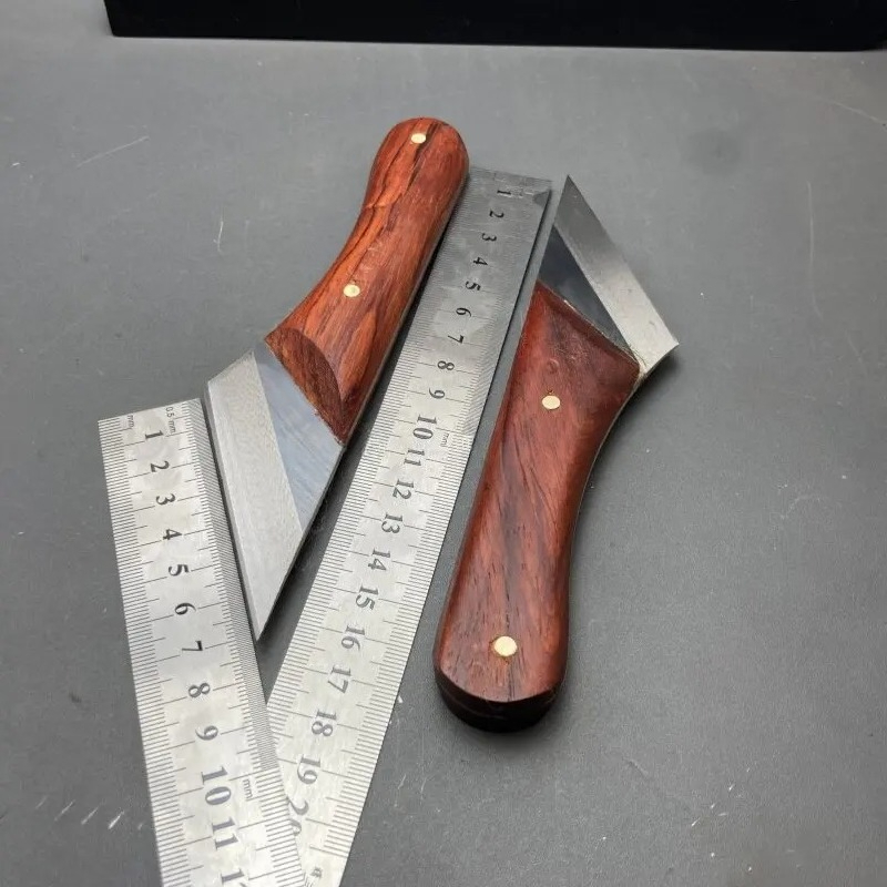 17CM 고속강 가죽 절단칼 나무 손잡이 수제 DIY  - Leatherwork Knives 리뷰 및 가격