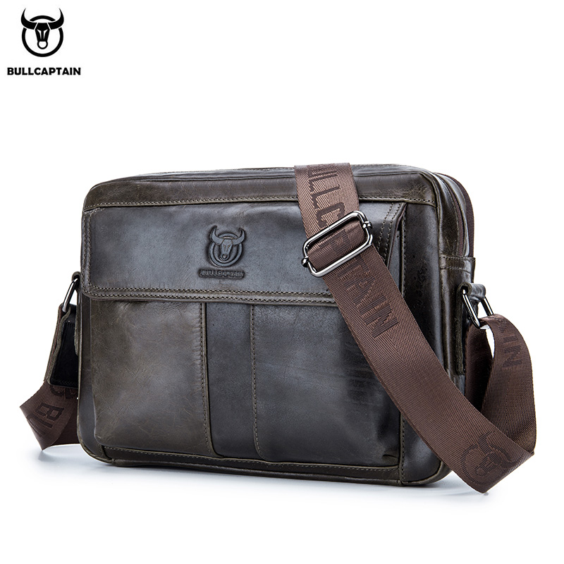 BULLCAPTAIN 정품 가죽 남성용 크로스 바디 백 - Leather Work Bag Men 리뷰 및 가격