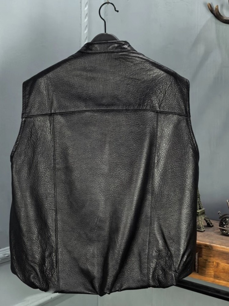 가을 패션 천연 양가죽 여성 조끼 스탠드 칼라 루즈핏  - Leather Work Jacket Women'S 리뷰 및 가격