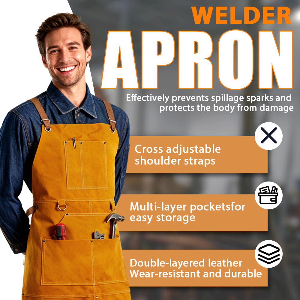 소가죽 용접 앞치마 소가죽 대장장이 앞치마 내화성 자동 - Leatherwork Repairs 리뷰 및 가격