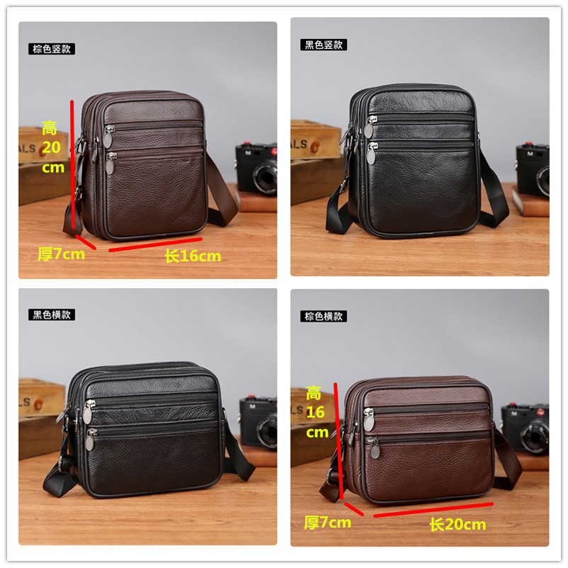 남성용 숄더 메신저 백 캐주얼 핸드백 남성용 정품 가죽 - Leather Work Bag Men 리뷰 및 가격