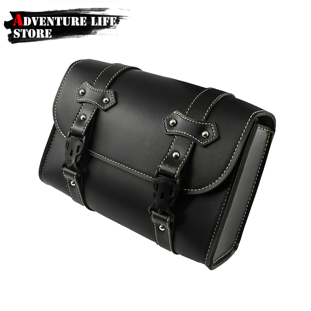 오토바이 프론트 포크 새들백 사이드 도구 가방, PU  - Leatherwork Bag 리뷰 및 가격