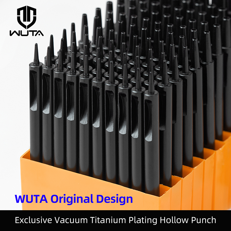WUTA 1-10개 도금 티타늄 가죽 홀 펀치 라운드  - Leatherwork Hole Punch 리뷰 및 가격