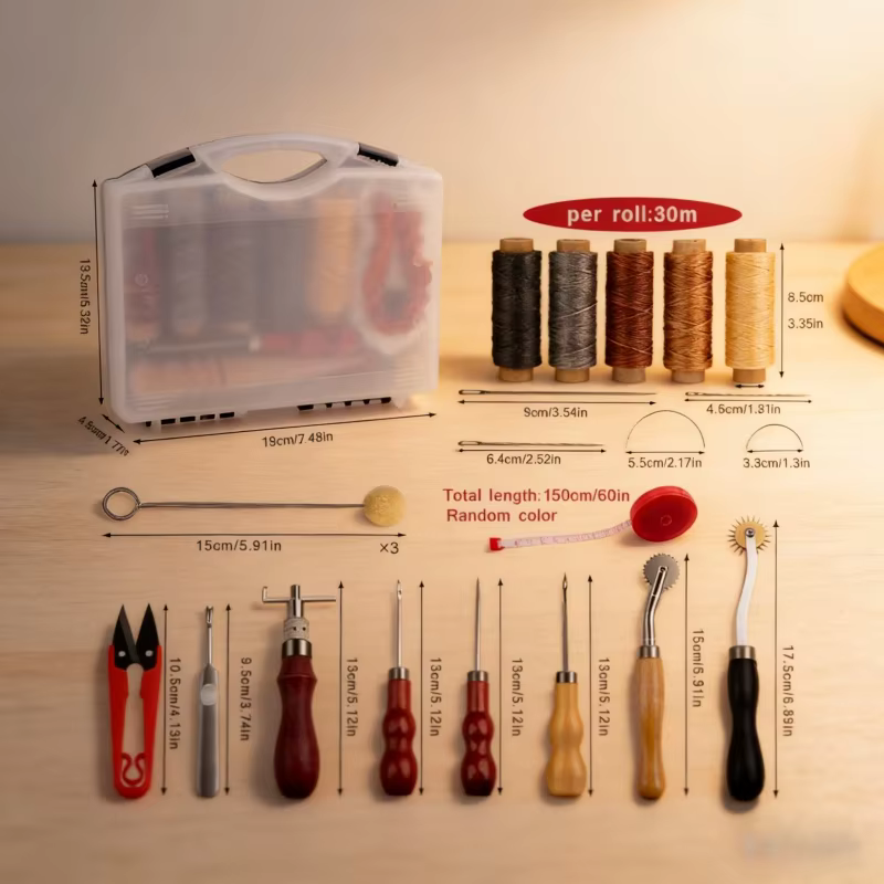 가죽 공예 도구 키트 가죽 손바느질 수리 키트 스티칭  - Leatherwork Repairs 리뷰 및 가격