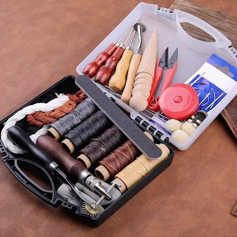 가죽 공예 도구 키트 가죽 손바느질 수리 키트 스티칭  - Leatherwork Repairs 리뷰 및 가격