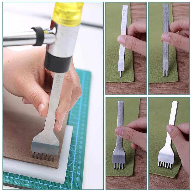 초보자를 위한 25종 가죽 공예 도구 세트, 30M 왁 - Leatherwork Hole Punch 리뷰 및 가격