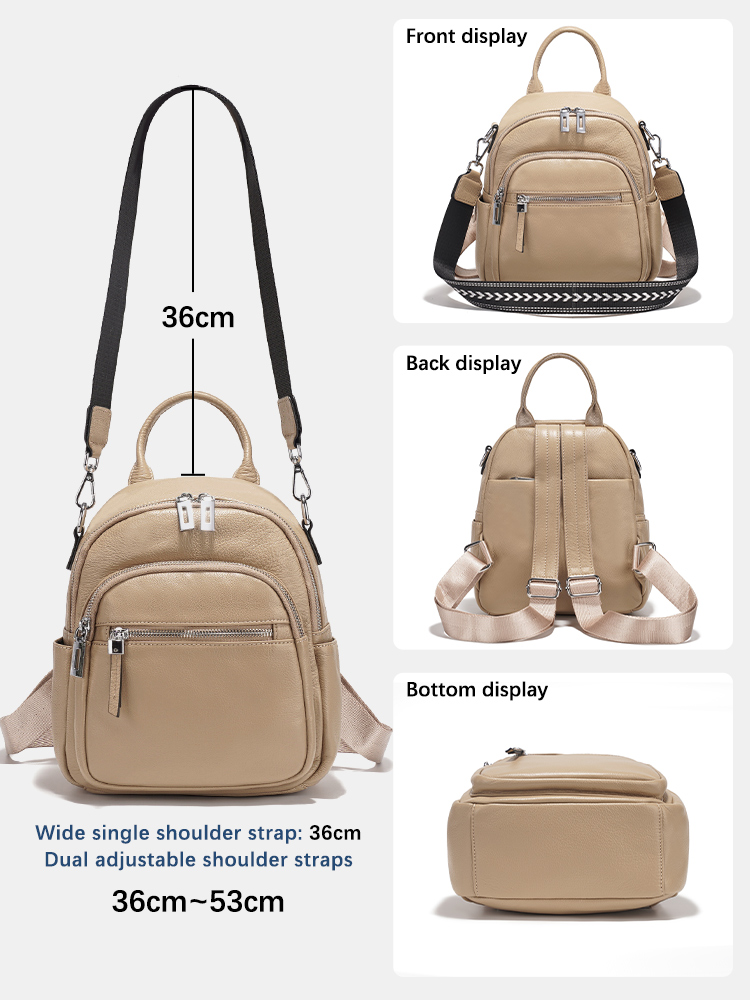 Zency 정품 가죽 소형 배낭 배낭 멀티 포켓 디자인 - Leatherwork Bag 리뷰 및 가격