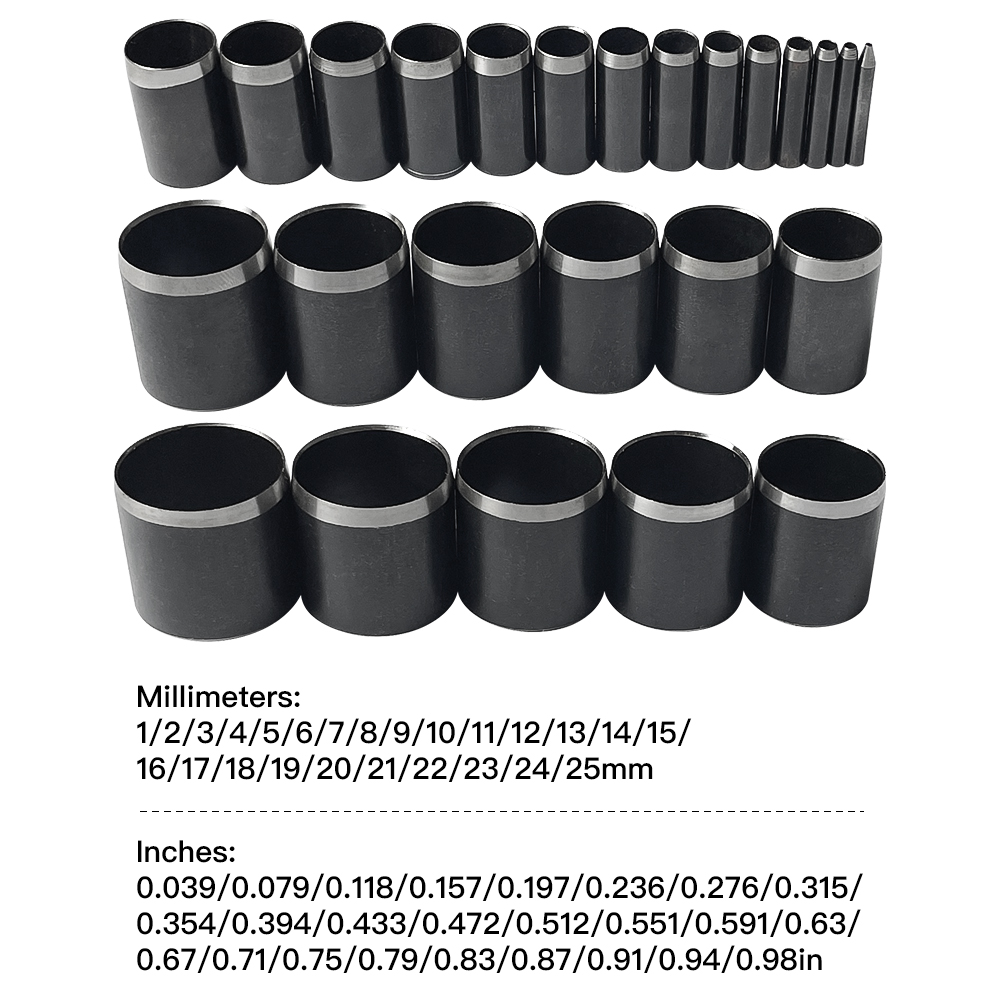 1-25mm 가죽 구멍 펀치 다이 라운드, 한 구멍 중 - Leatherwork Rings 리뷰 및 가격