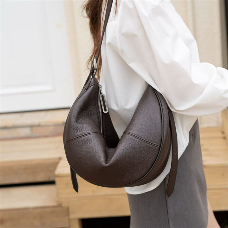 BURMINSA 여성용 슬라우치 정품 가죽 호보 백 럭 - Leatherwork Bag 리뷰 및 가격