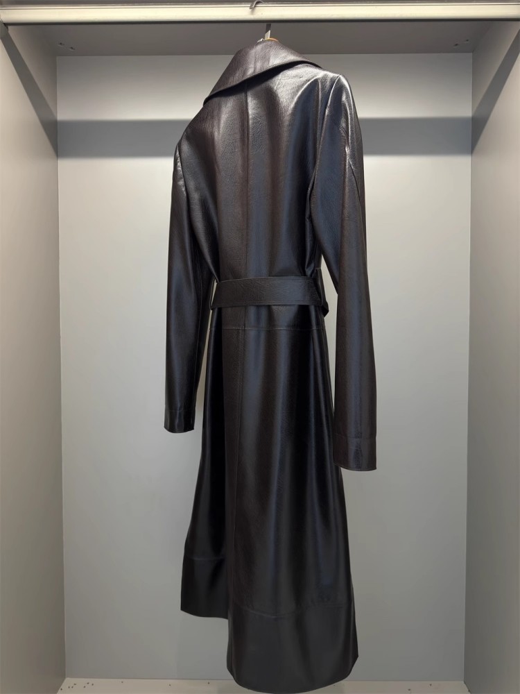 이탈리아 디자이너 사무실 숙녀, 긴 양가죽, 정품 가죽 - Leather Work Jacket Women'S 리뷰 및 가격