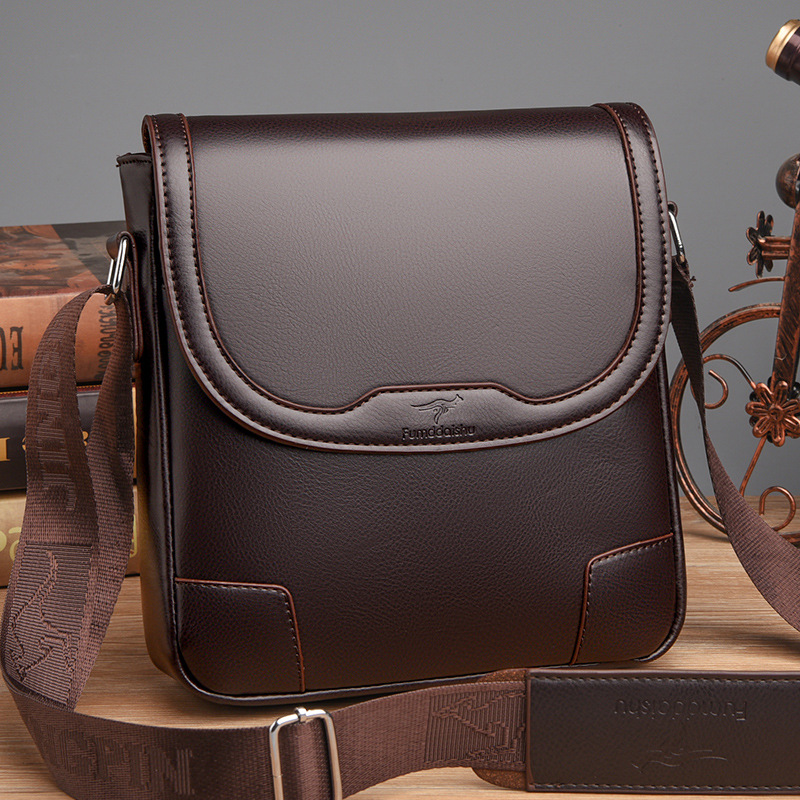 럭셔리 브랜드 남성 가죽 어깨 가방 방수 비즈니스 핸드 - Leather Work Bag Men 리뷰 및 가격