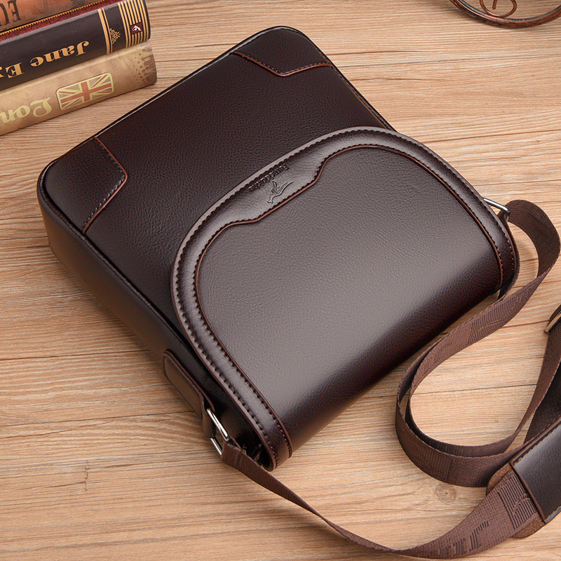 럭셔리 브랜드 남성 가죽 어깨 가방 방수 비즈니스 핸드 - Leather Work Bag Men 리뷰 및 가격
