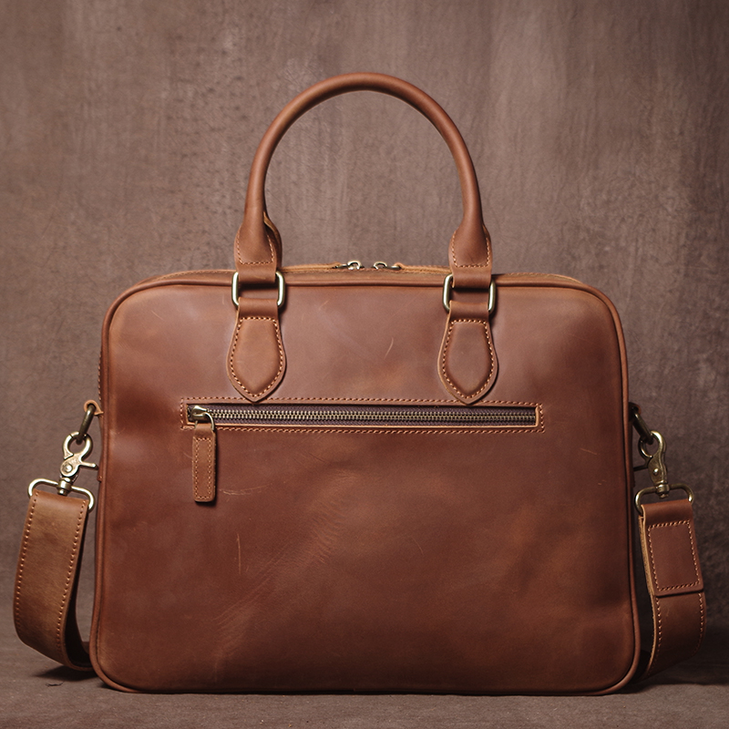 GURO 남자 크레이지 호스 소 가죽 서류 가방 럭셔리 - Leather Work Bag Men 리뷰 및 가격