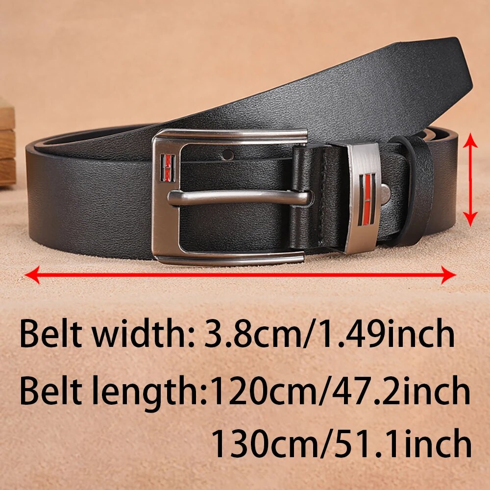 패션 캐주얼 럭셔리 남성용 금속 핀 버클 벨트, 고품질 - Leather Works Belt 리뷰 및 가격