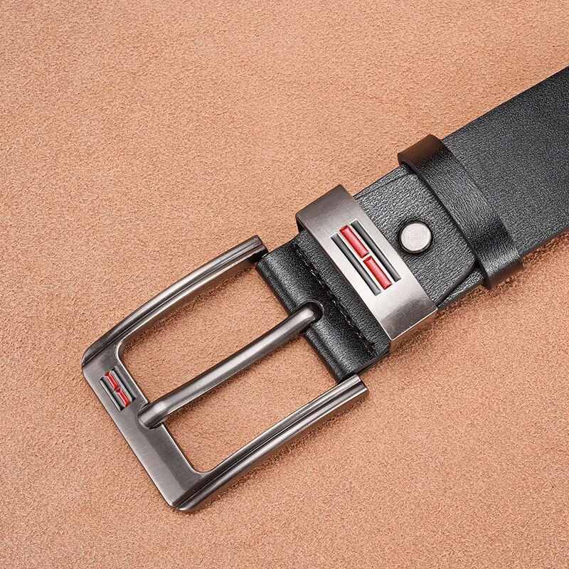 패션 캐주얼 럭셔리 남성용 금속 핀 버클 벨트, 고품질 - Leather Works Belt 리뷰 및 가격