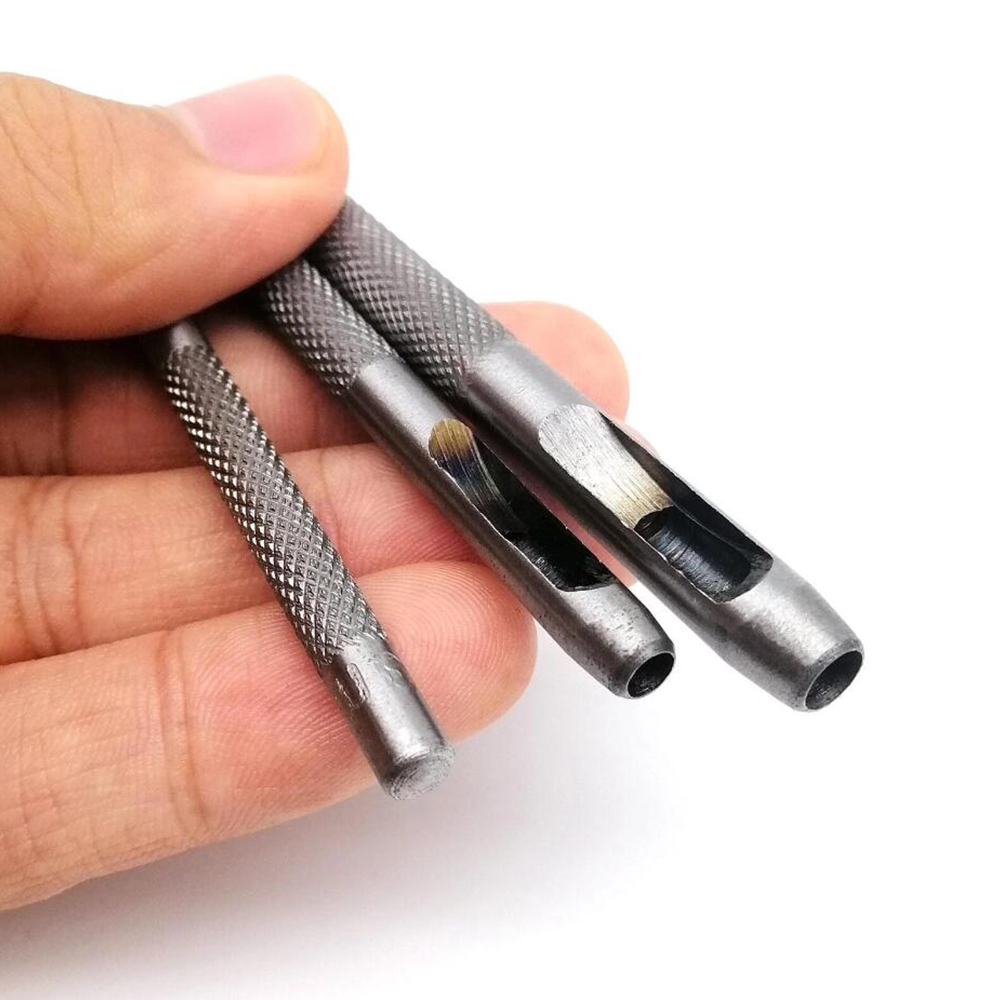 고품질 6pcs 1-5mm 중공 펀치 도구 내구성 강철 - Leatherwork Hole Punch 리뷰 및 가격