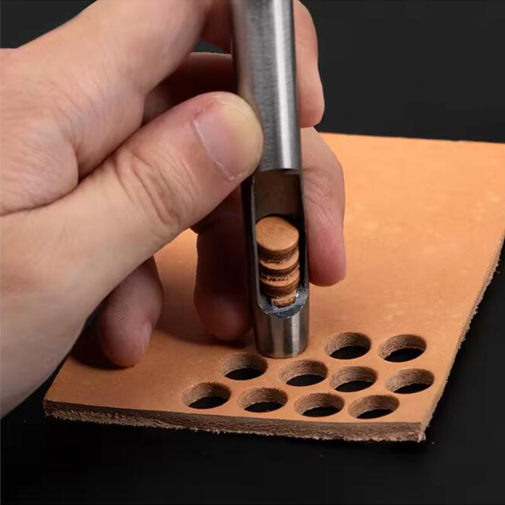 고품질 6pcs 1-5mm 중공 펀치 도구 내구성 강철 - Leatherwork Hole Punch 리뷰 및 가격