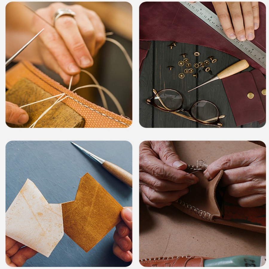 2개 가죽 수공예 바느질용 아울 도구 가죽 공예 구멍  - Leatherwork Hole Punch 리뷰 및 가격
