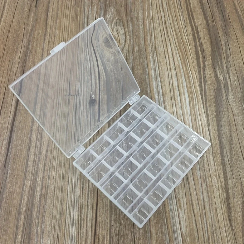 25 개/대 빈 보빈 재봉틀 스레드 보관 케이스 재봉  - Waxed Thread Linen 리뷰 및 가격