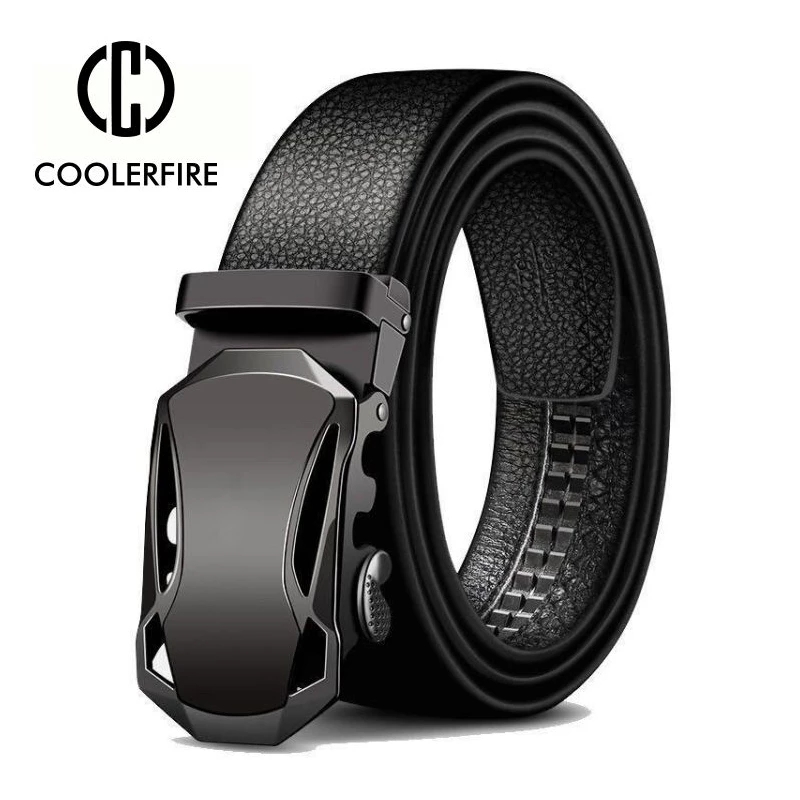 남자 벨트 금속 자동 버클 브랜드 남자를위한 고품질 가 - Leather Works Belt 리뷰 및 가격