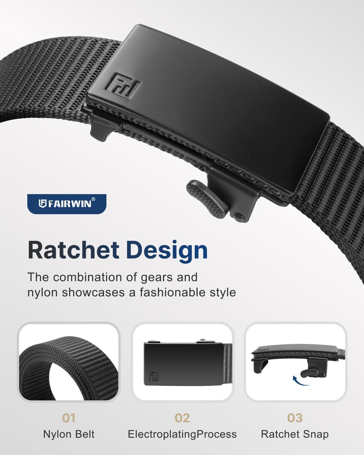 남성용 라쳇 벨트, 나일론 전술 벨트, 골프, 작업,  - Leather Works Belt 리뷰 및 가격