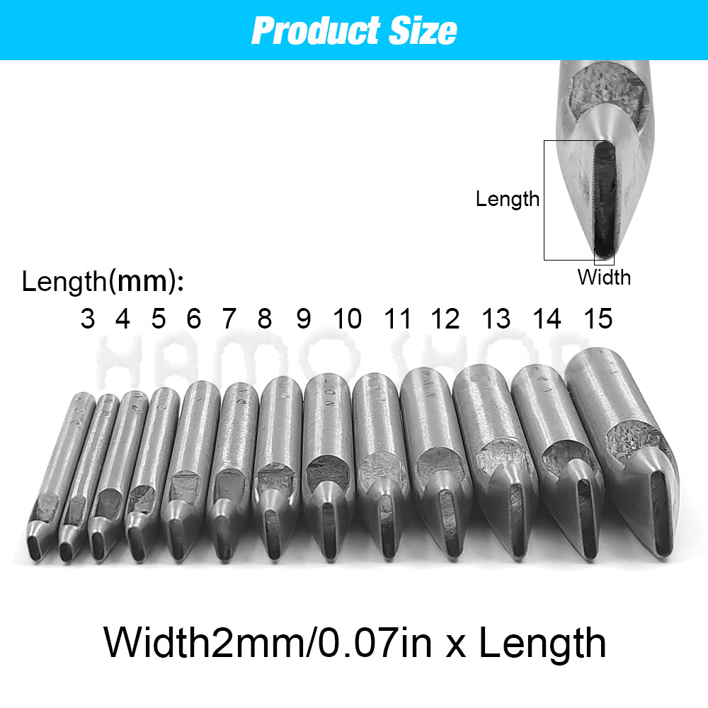 2mm/3mm 폭 가죽 타원형 구멍 펀치 가죽 도구 스 - Leatherwork Hole Punch 리뷰 및 가격