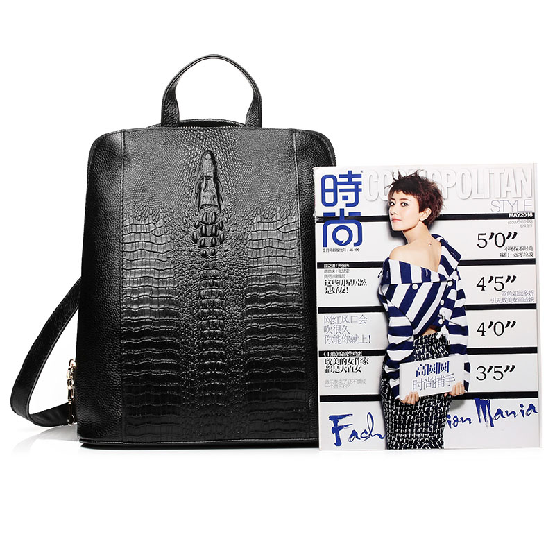 Zency 여성용 악어 가죽 백팩 100% 정품 천연  - Leatherwork Bag 리뷰 및 가격
