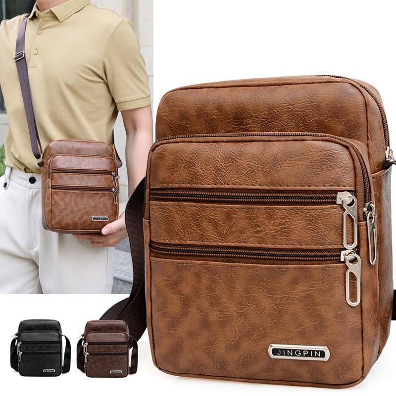 남자 PU 가죽 Crossbody 어깨 가방 고품질 토 - Leather Work Bag Men 리뷰 및 가격