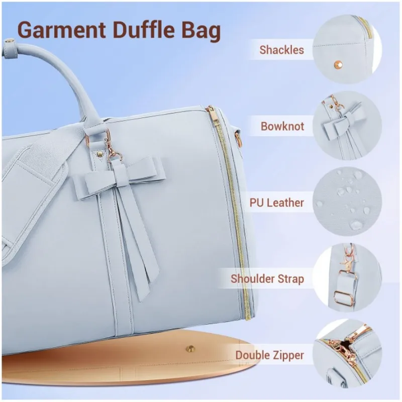 2025년 신제품 여성용 방수 주말 여행 업무 대용량  - Leather Work Duffle 리뷰 및 가격